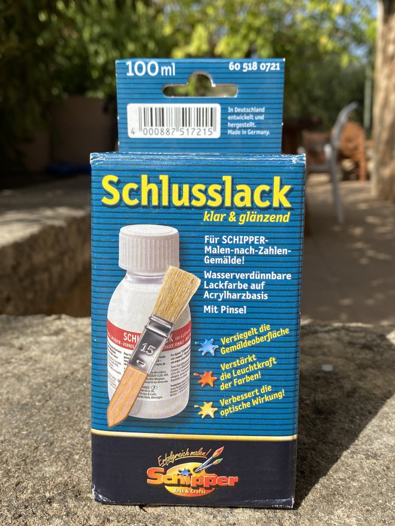 Schipper Schlusslack klar & glänzend  100 ml  NEU / OVP