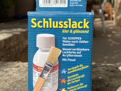Schipper Schlusslack klar & glänzend  100 ml  NEU / OVP