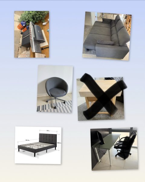 Schlafsofa der Marke La Forma dunkelrot,  Bett, Couch, Kleiderschrank,