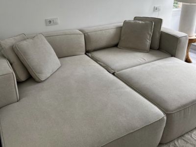 Schlafsofa in beige