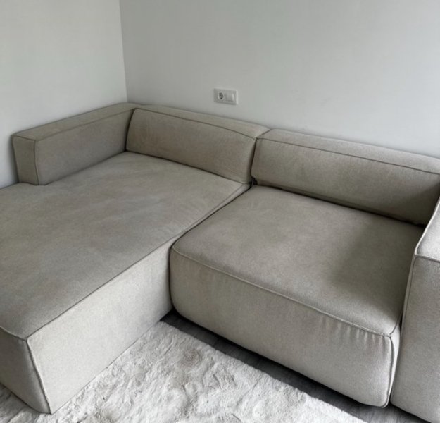 Schlafsofa in beige