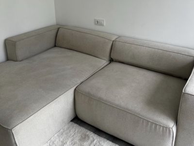 Schlafsofa in beige