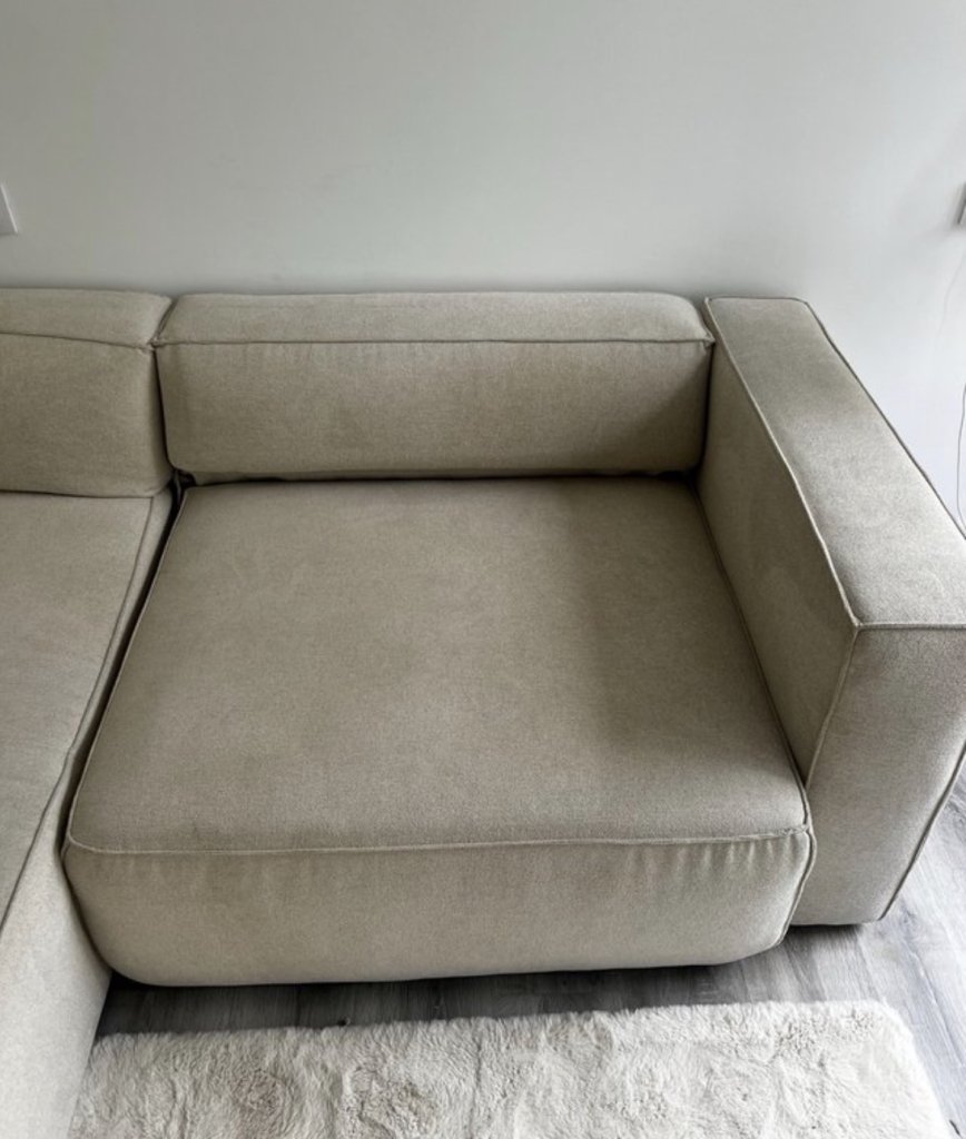 Schlafsofa in beige
