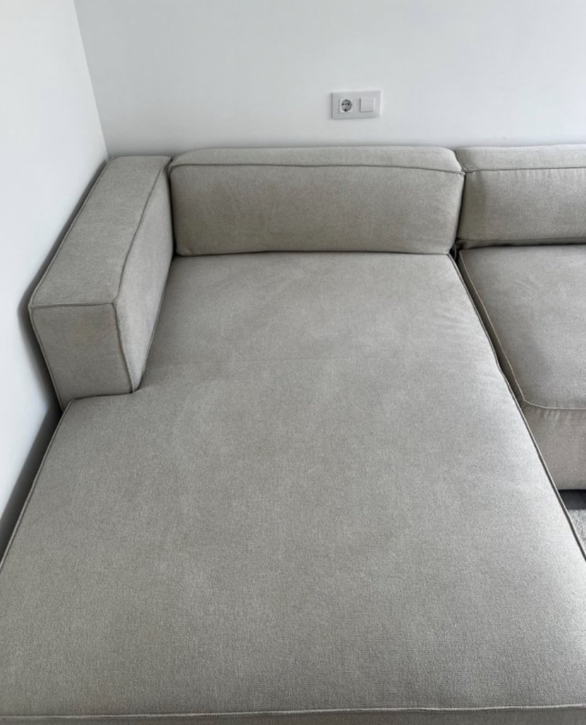 Schlafsofa in beige