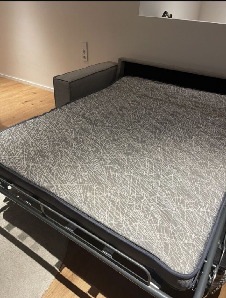 ️ Sofá cama Marco – Pòrtic Mobles, Mallorca | 205x102 cm | Gris claro