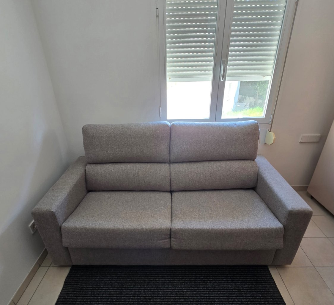 Schlafsofa "Mopal" grau,ca.1400 x 1900