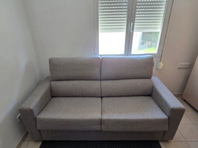 Schlafsofa "Mopal" grau,ca.1400 x 1900
