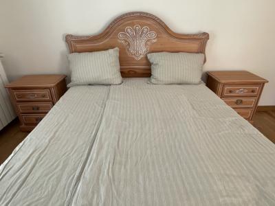 Complete bedroom with nightstands