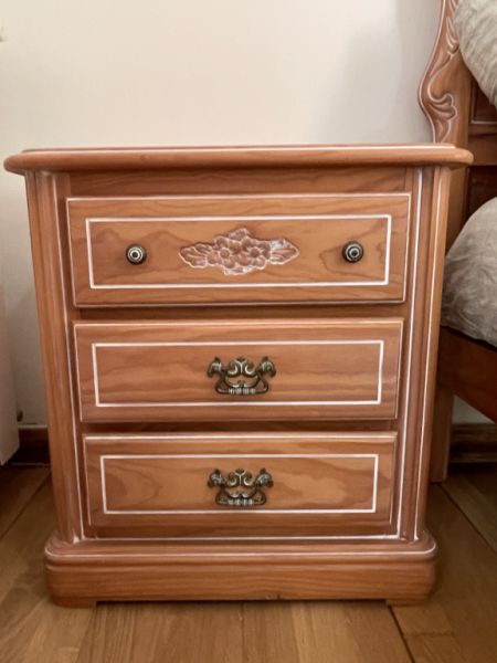 Complete bedroom with nightstands