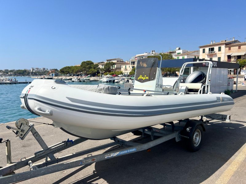 Schlauchboot ZARmini RIB PRO 18 SC mit Yamaha VF90L VMAX SHO Motor, nur 55 Betriebsstunden