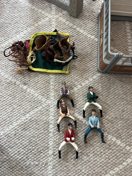 Schleich Reitstall mit viel Zubehör