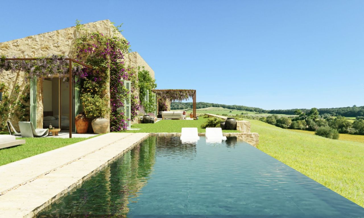 Beautiful quiet plot for sale with project Manacor San Lorenzo