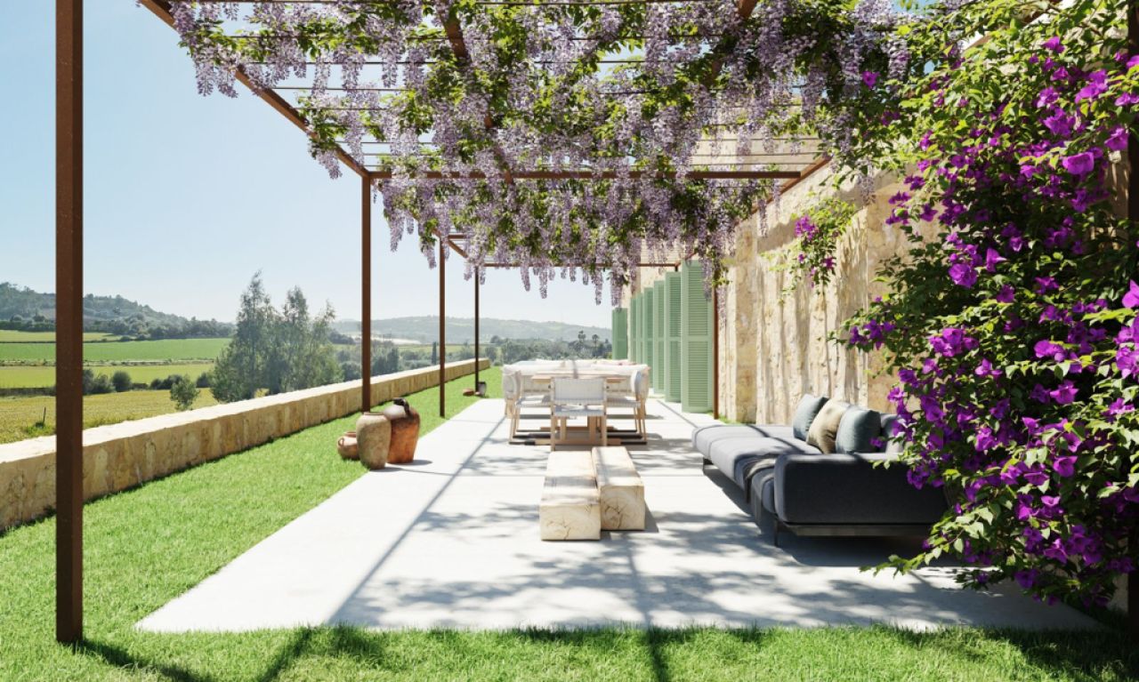 Beautiful quiet plot for sale with project Manacor San Lorenzo