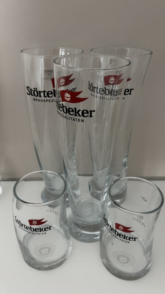 Schott Zwiesel Glasses / Crystal Glasses - Set / Störtebecker Glasses / Wheat Beer Glasses / Mulled Wine Glasses