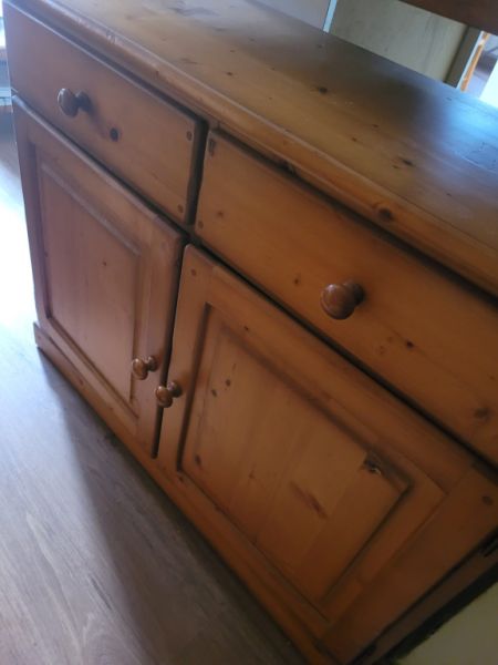 Small solid wood cabinet