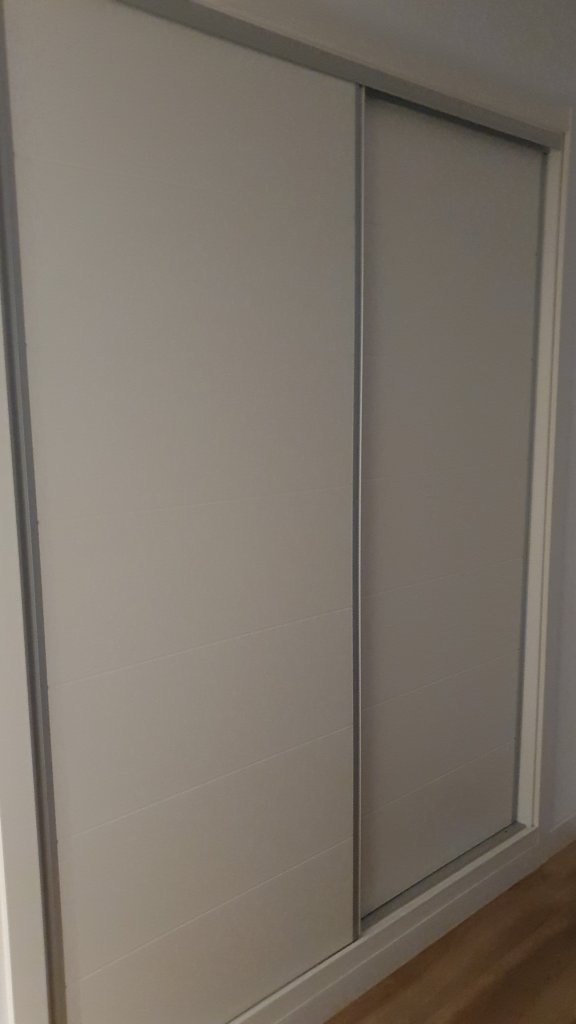 Puertas de armario + rieles