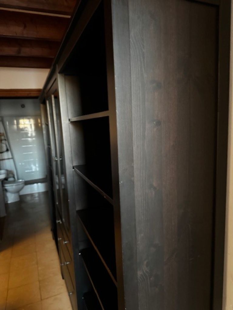 Schrankwand schwarz Abmessung 270x234x198 cm