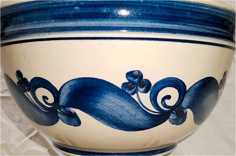 Schüssel-Set 3 Schüsseln. Keramik, handgetöpfert, handbemalt