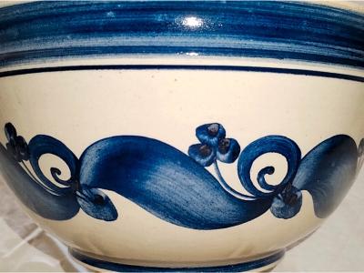 Schüssel-Set 3 Schüsseln. Keramik, handgetöpfert, handbemalt