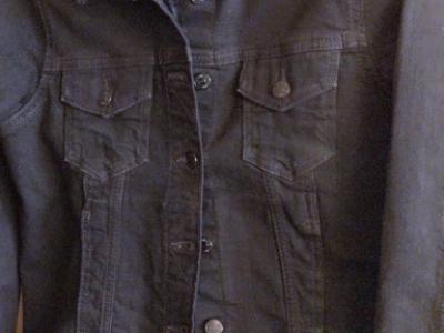 Schwarze Jeansjacke M