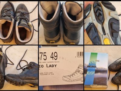 Schwarze Meindl Damen Wanderstiefel Gr. 7