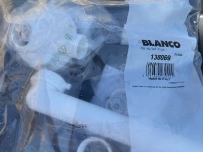 Schwarze Spüle von Blanco