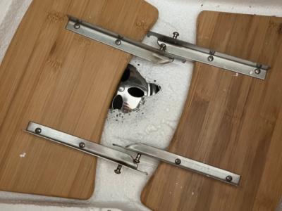 Kamado de cerámica negro 2-in-1 ahumador con parrilla de carbón 56 cm