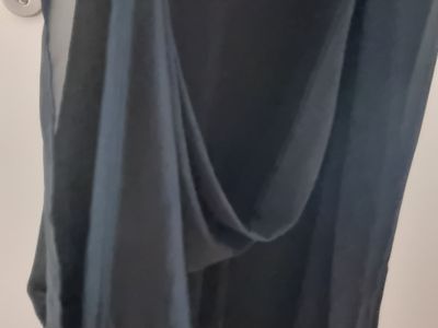 Vestido negro largo elegante de tirantes, vestido de noche, Esprit Talla 36