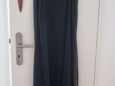Vestido negro largo elegante de tirantes, vestido de noche, Esprit Talla 36