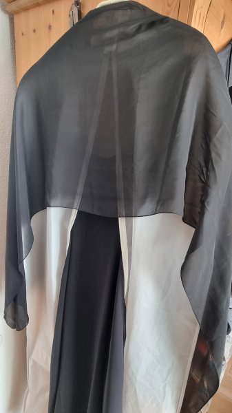 Schwarzes langes elegantes Trägerkleid Abendkleid, Esprit Gr. 36