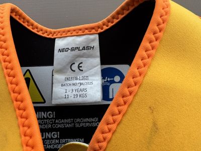Schwimmweste für kleine Kinder,  Neo Splash!