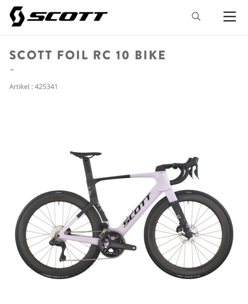 Scott Foil RC 10 Size L