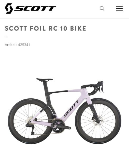 Scott Foil RC 10 Größe L
