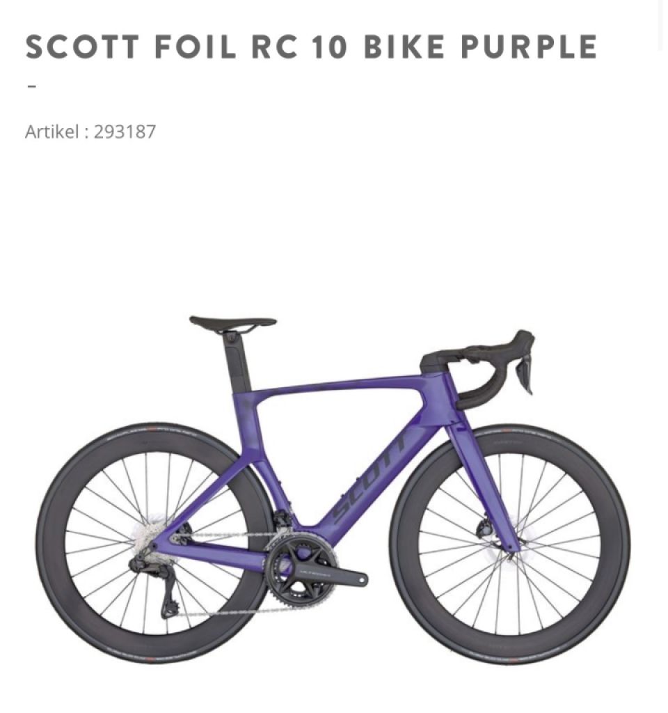 Scott Foil RC 10 purple size M