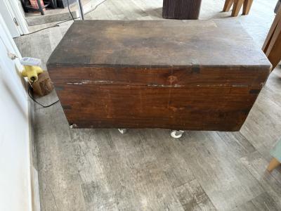 Very old, well-preserved seaman's trunk