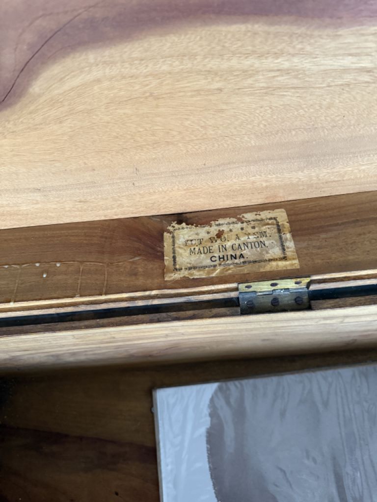 Very old, well-preserved seaman's trunk