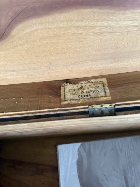 Very old, well-preserved seaman's trunk