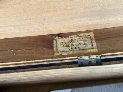 Very old, well-preserved seaman's trunk