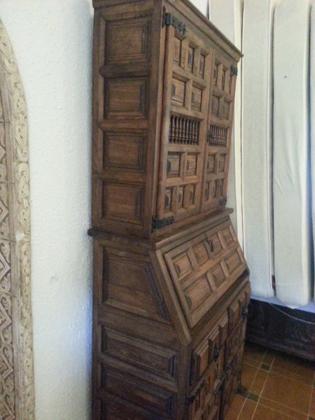 Sekretär Schrank mit Aufsatz zum Restaurieren