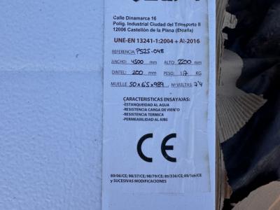 Sektional Garagentor NEU 4,5meter breit