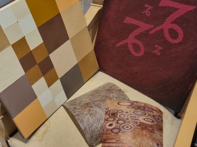 Selbstgemalte Acrylbilder auf Keilrahmen