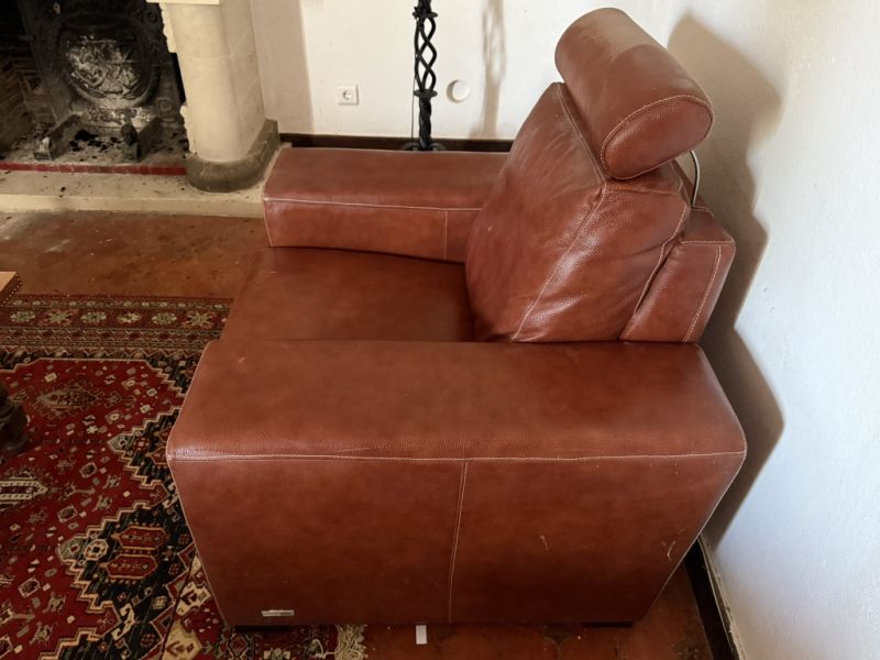 Sessel aus Kunstleder