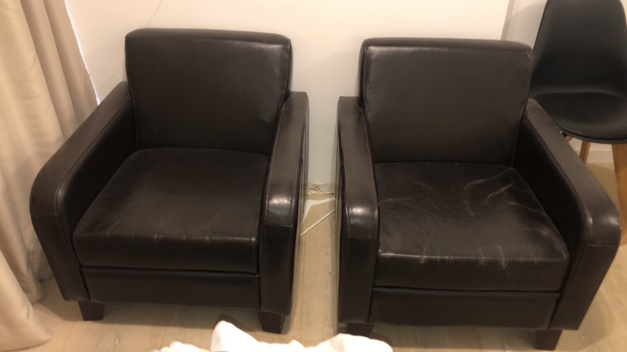 Leather armchair