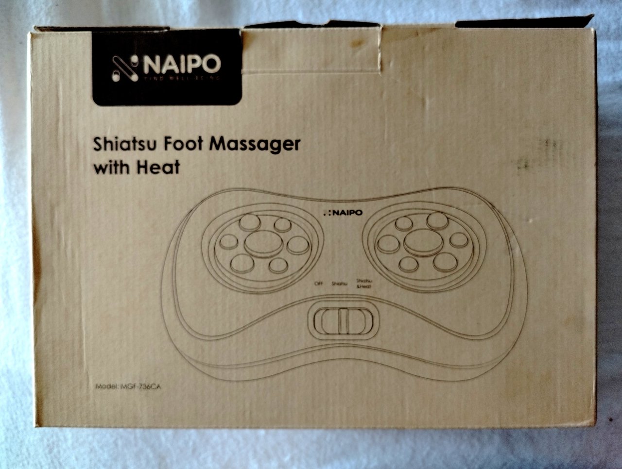 SHIATSU Wärme Fußmassage Gerät