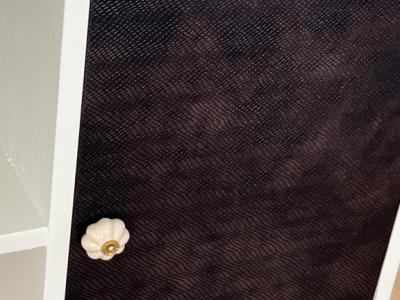 Sideboard 150cm long covered with artificial leather