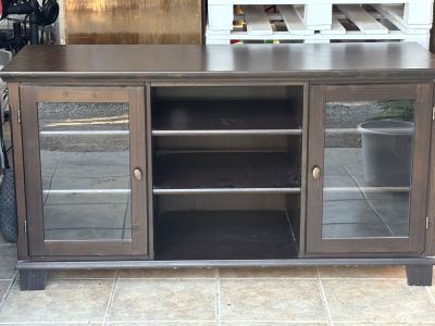 Dark wood sideboard