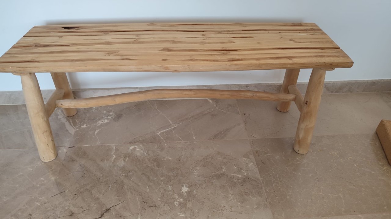 Sitzbank Naturholz