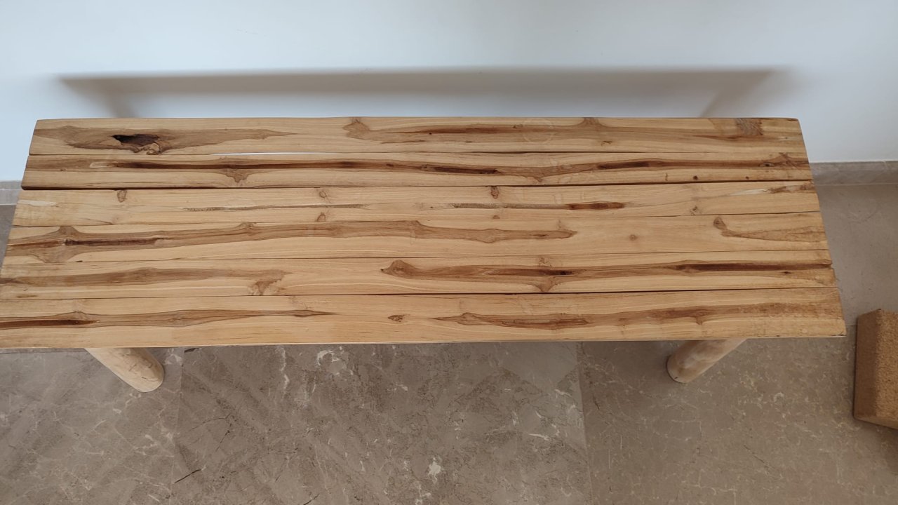 Sitzbank Naturholz
