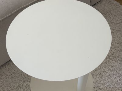 SKLUM side table YANNIK  Steel Beige  Ø 40 cm