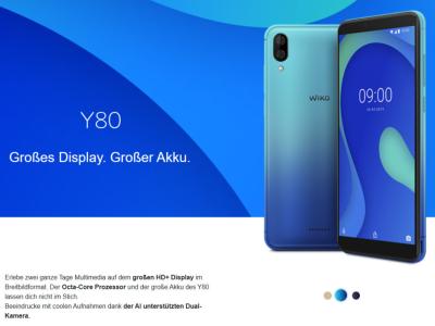Smartphone Handy WIKO Y80 mit 4G Dualsim
